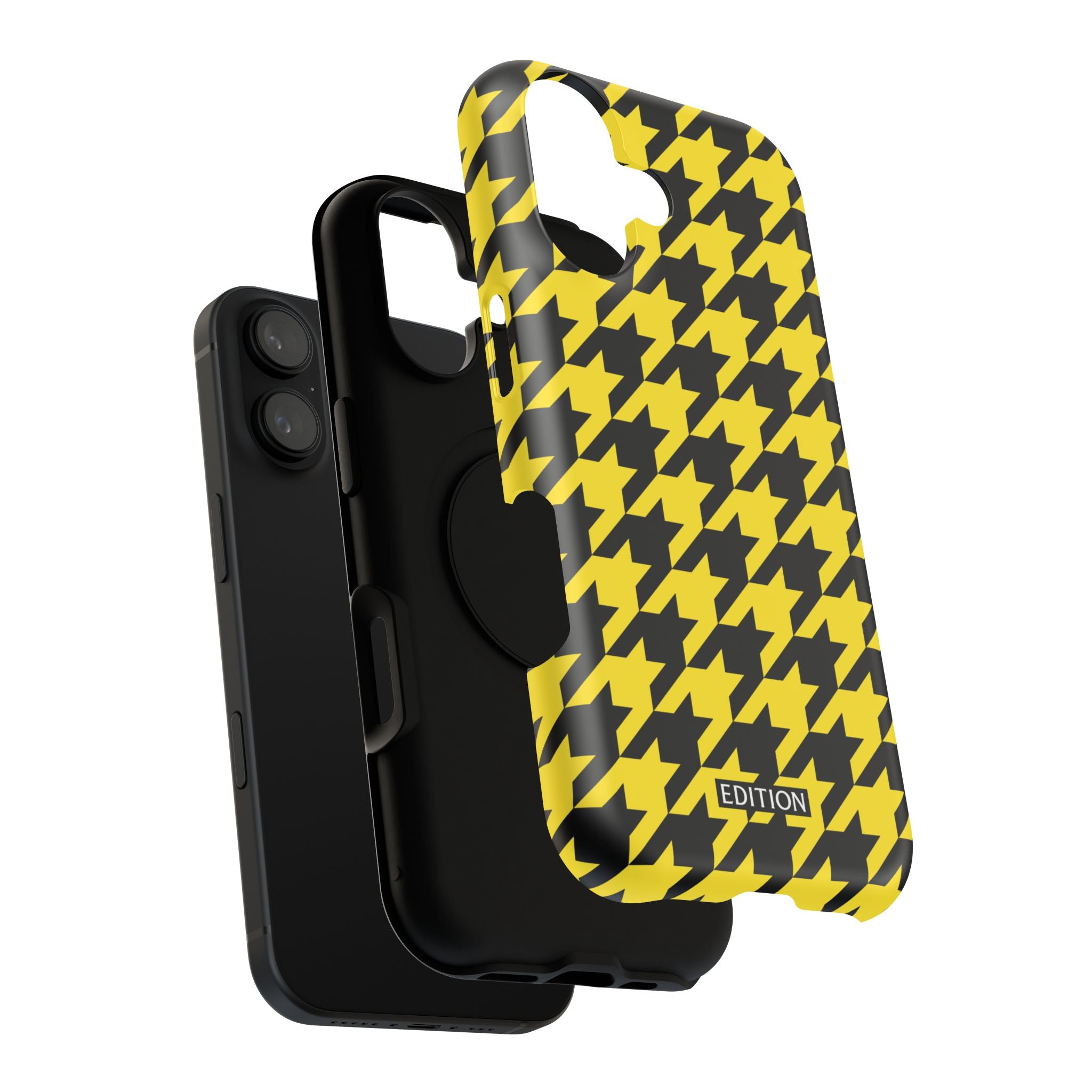 Yellow Houndstooth Case