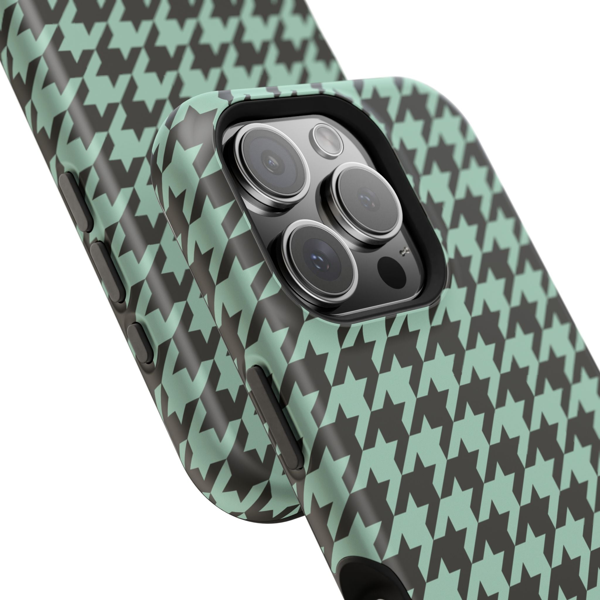 Mint Chip Houndstooth Case