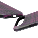 Black and Pink Plaid Case