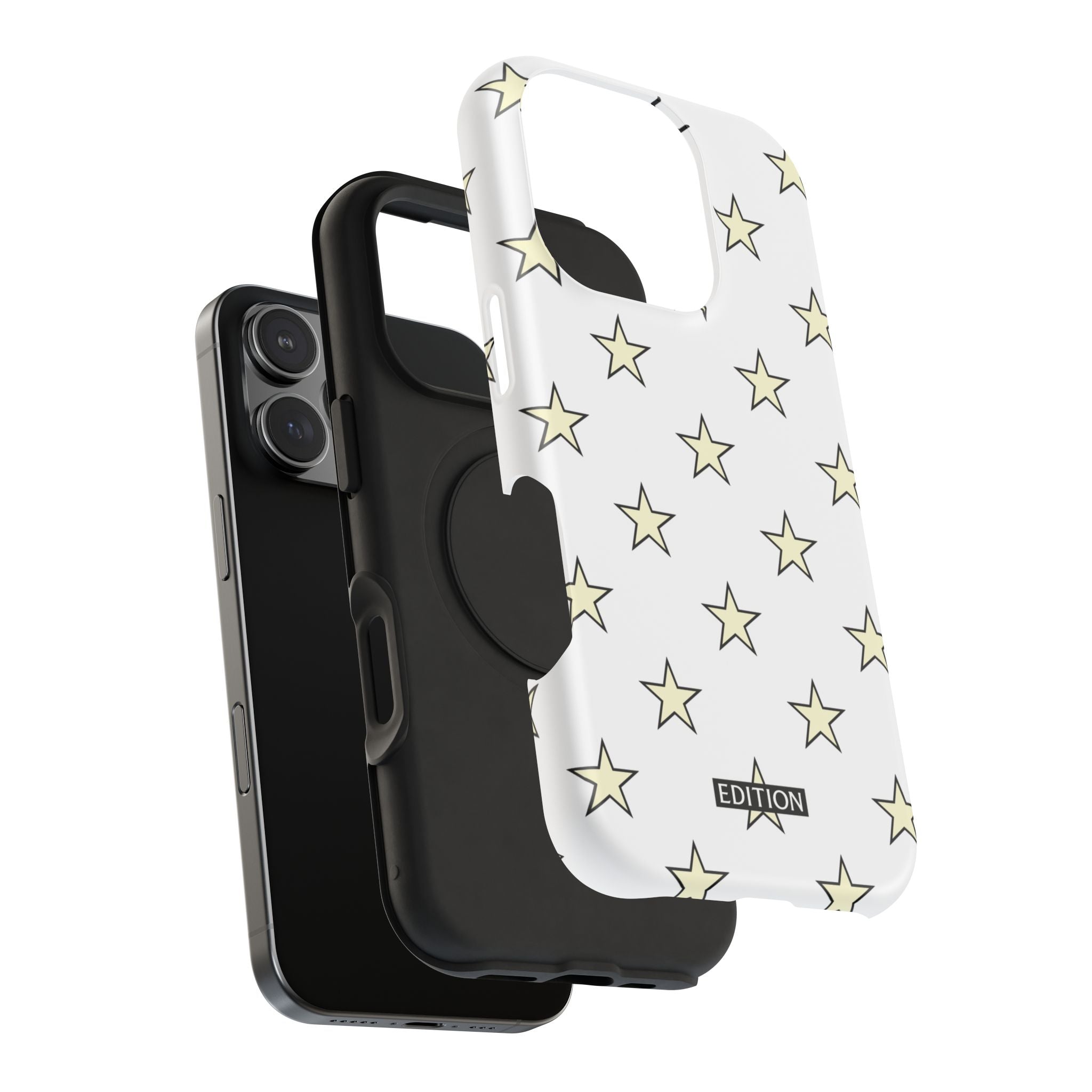 Yellow and White Star Case