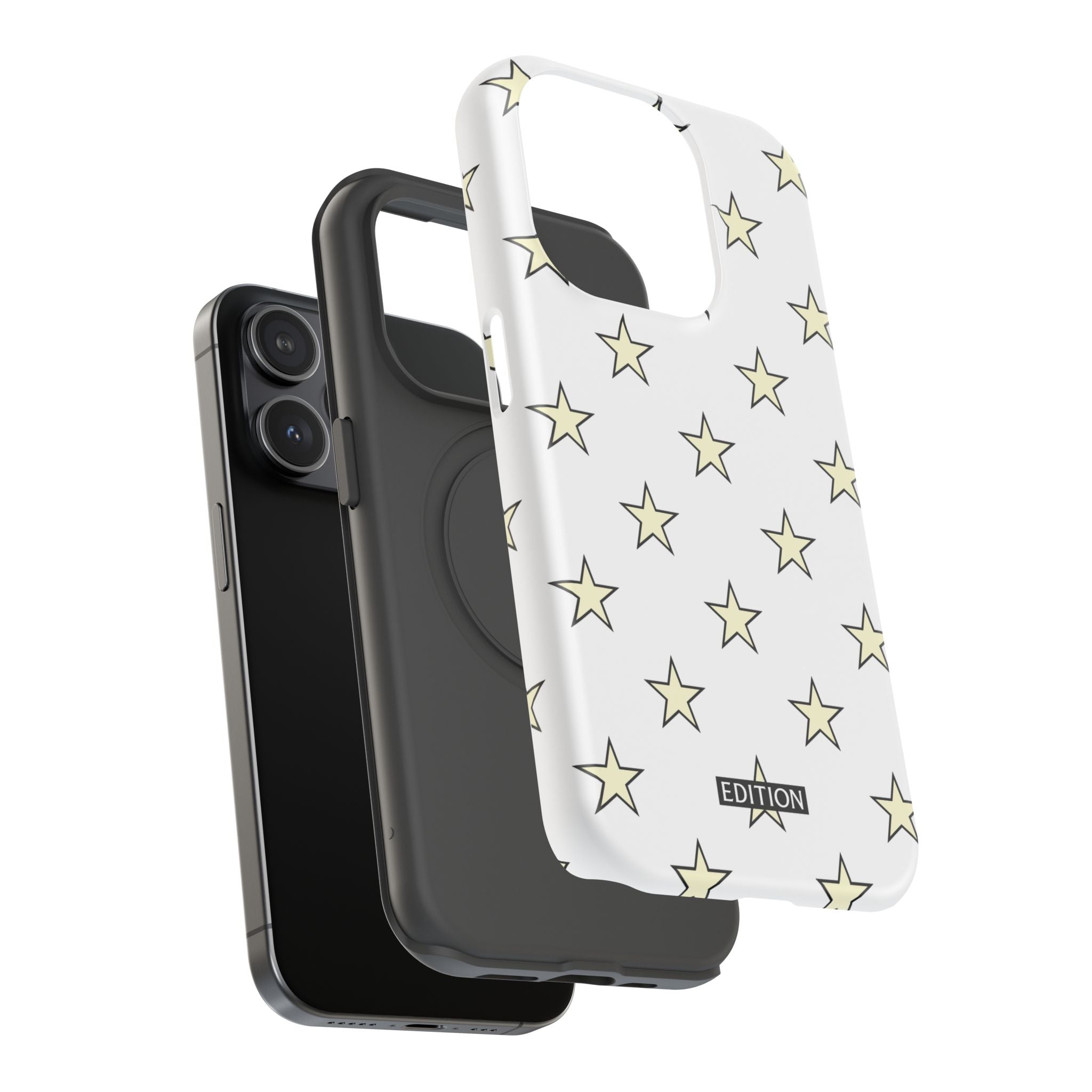 Yellow and White Star Case