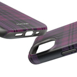Black and Pink Plaid Case