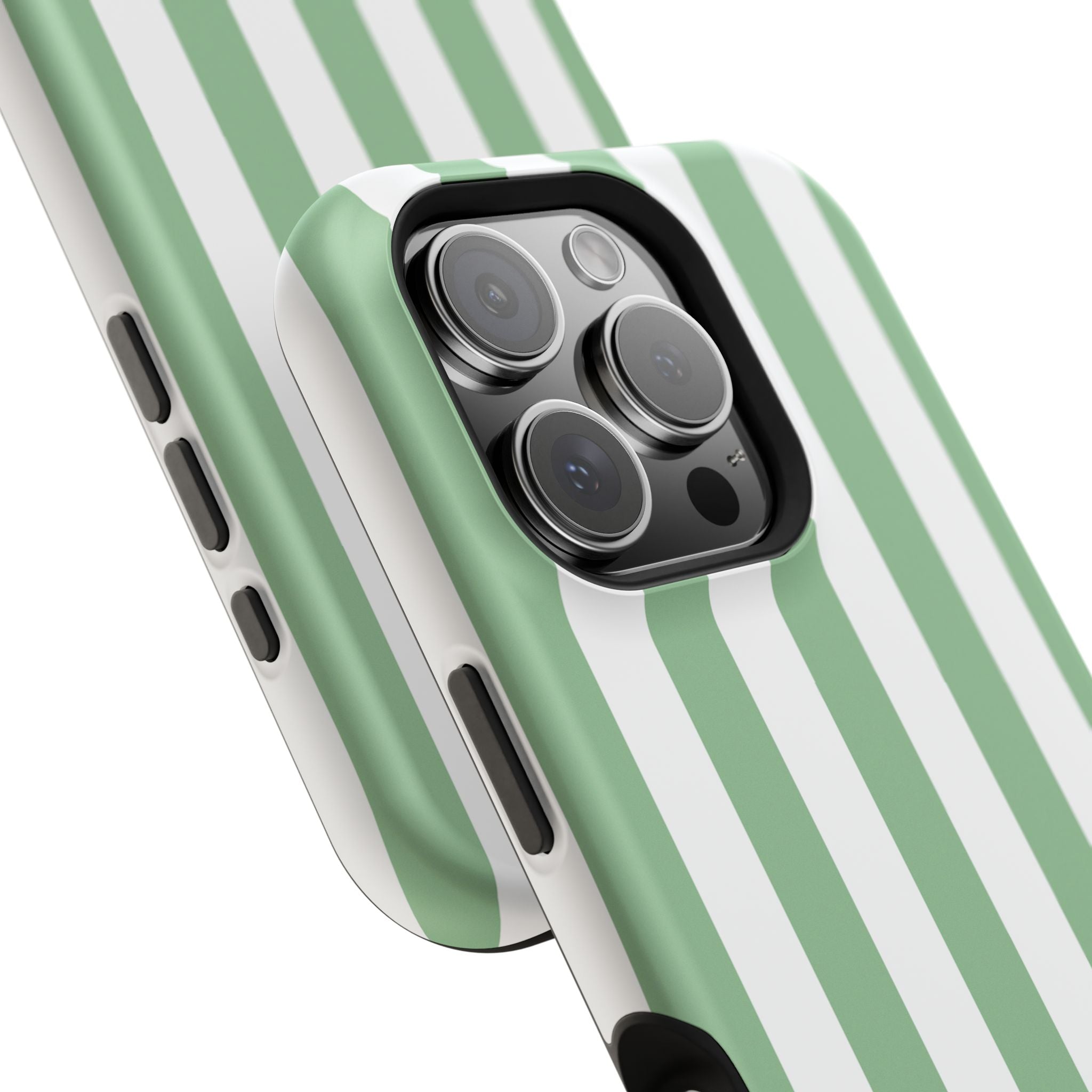 Green Beach Stripe Case