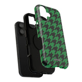 Green Houndstooth Case