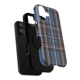 Blue and Pink Plaid Case