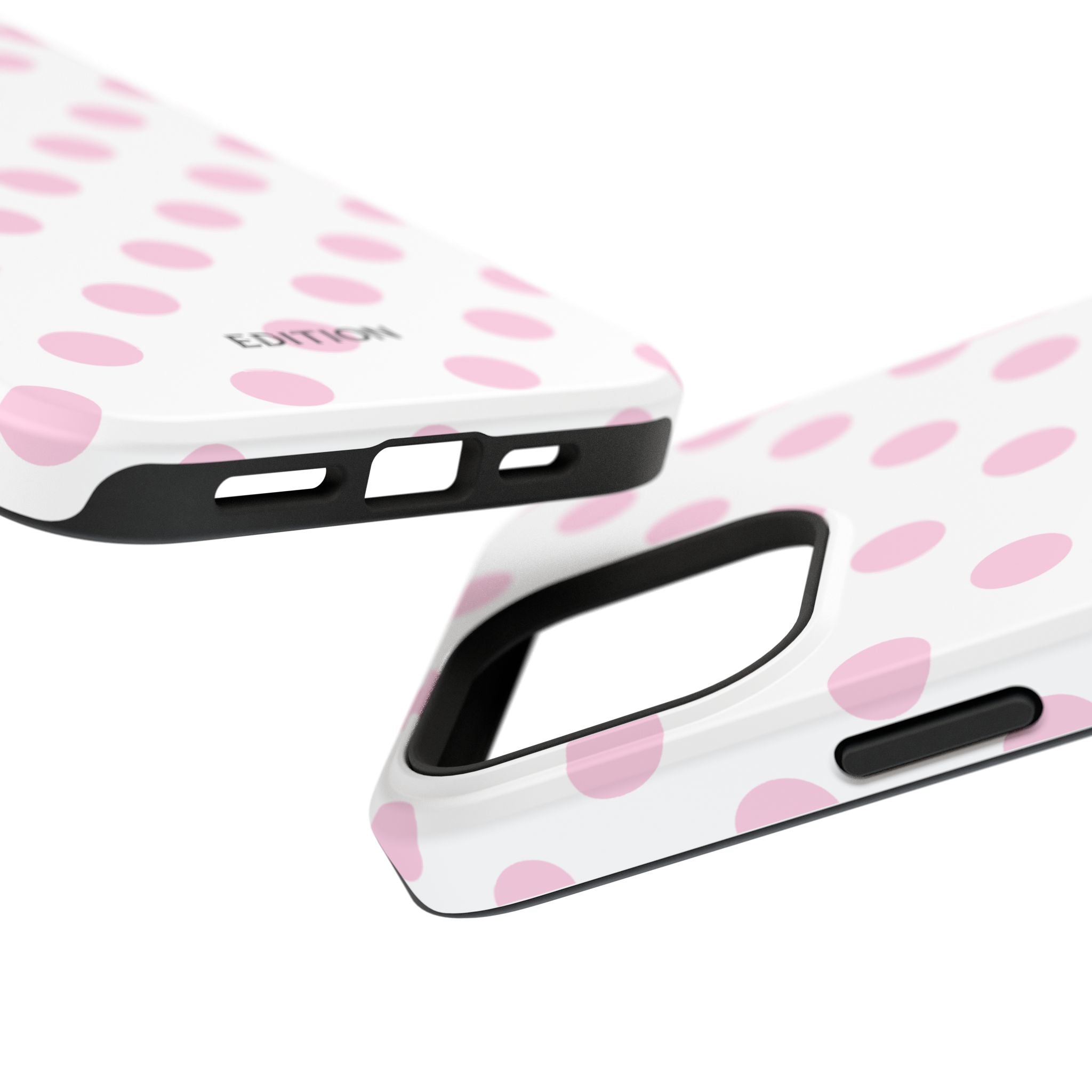 Pink and White Polka Dot Case