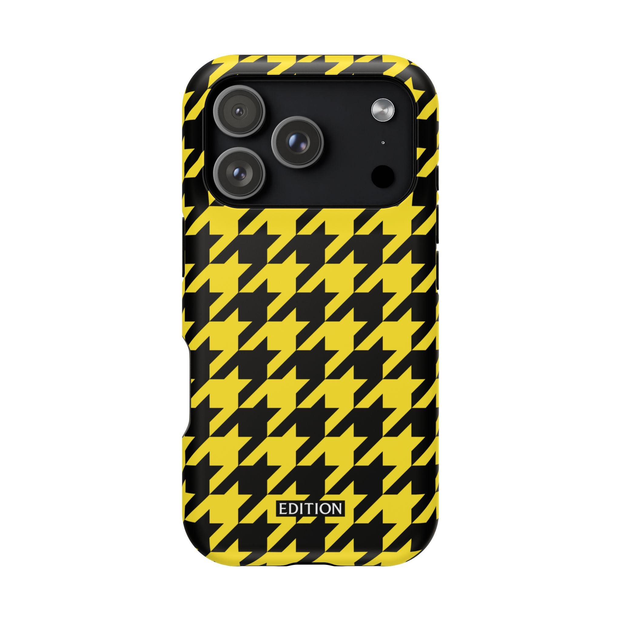 Yellow Houndstooth Case