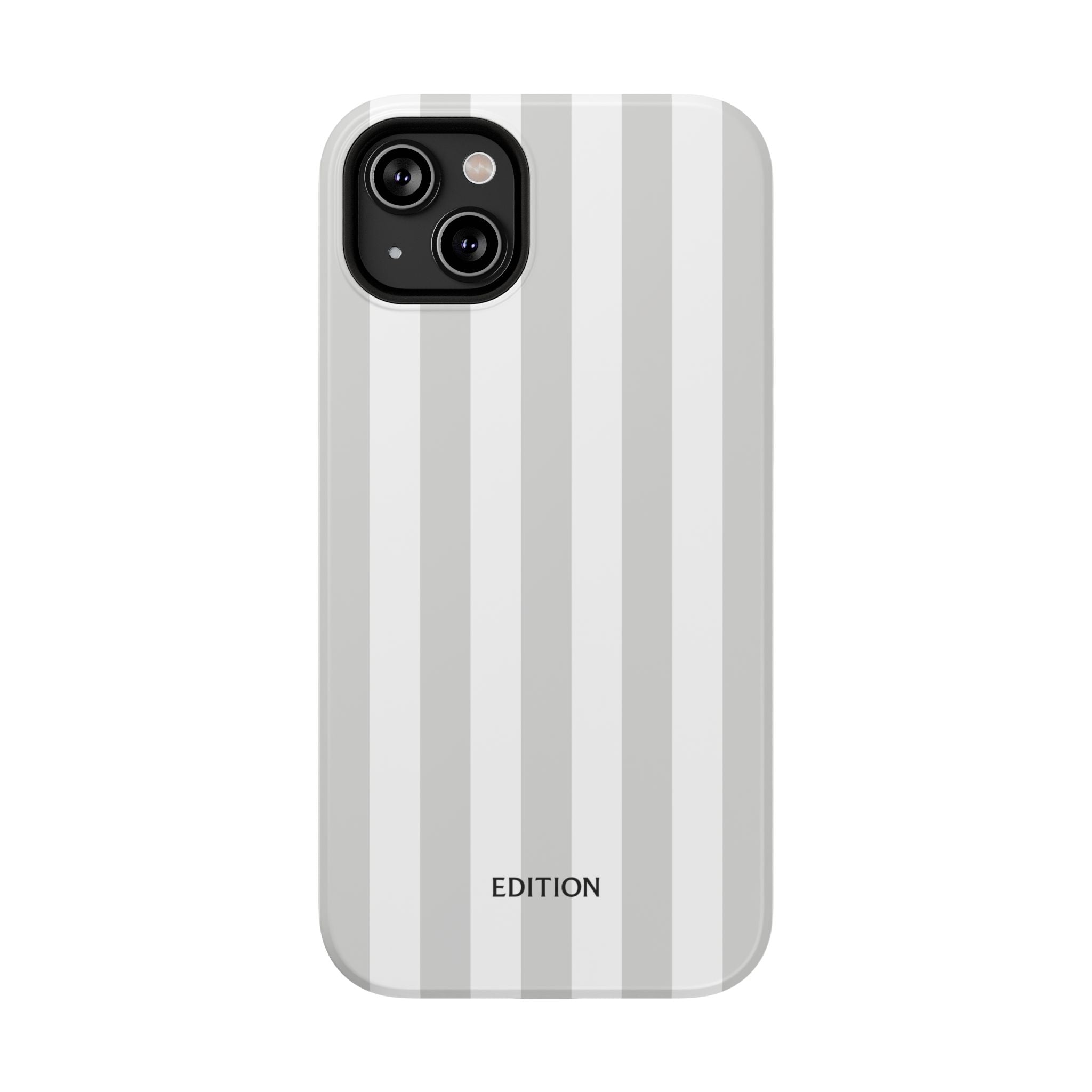 Grey Beach Stripe Case