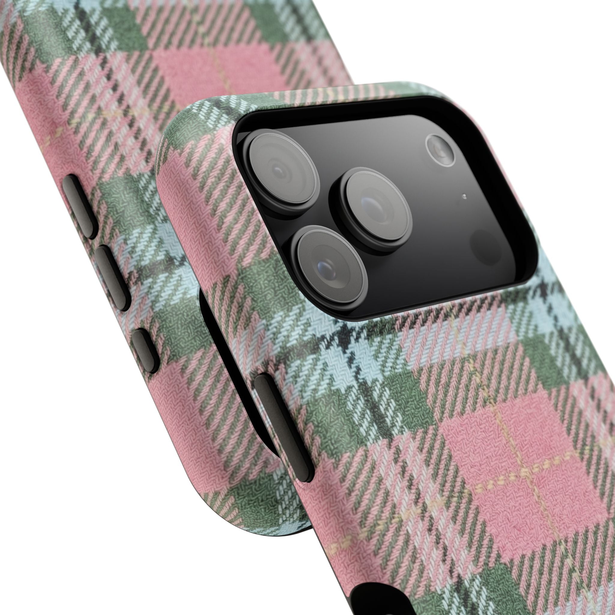 Baby Pink Plaid Case
