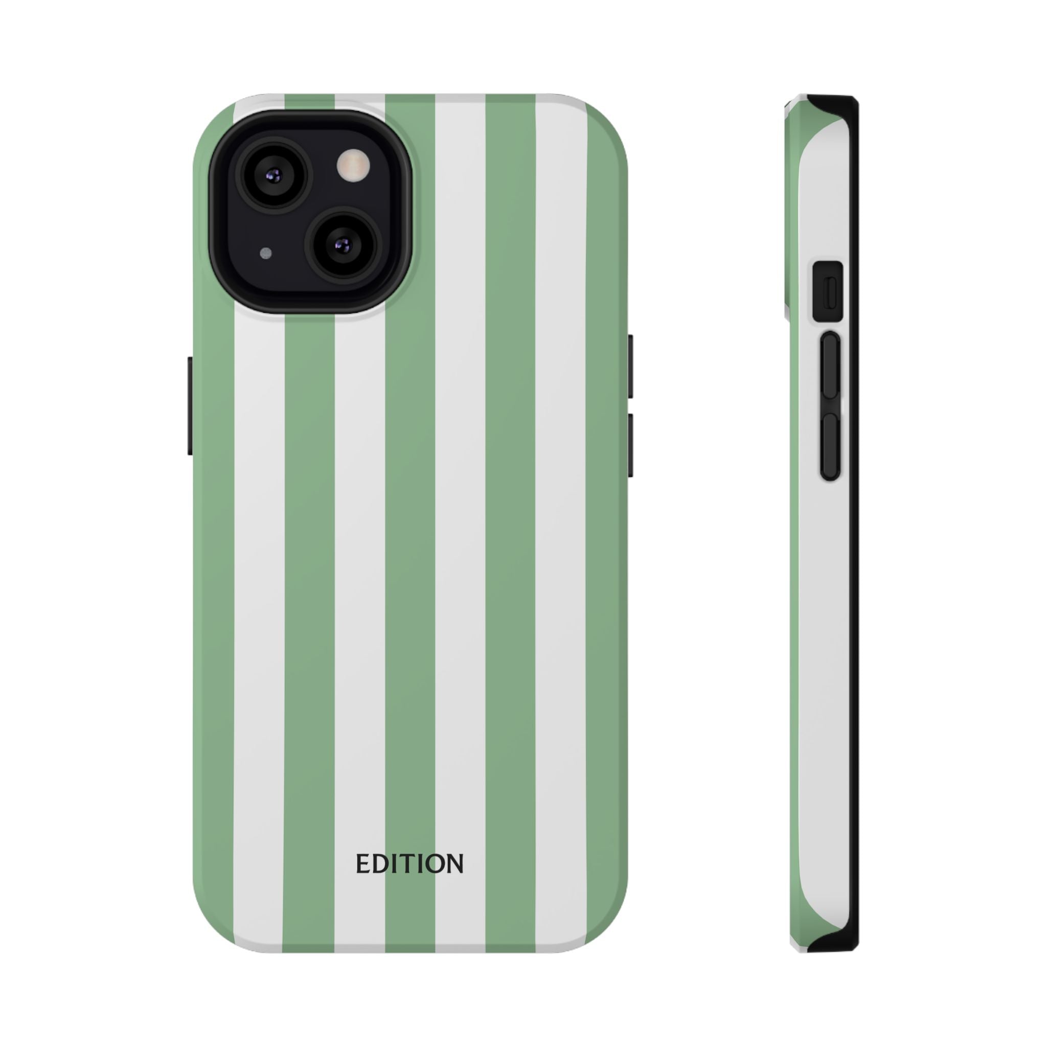 Green Beach Stripe Case