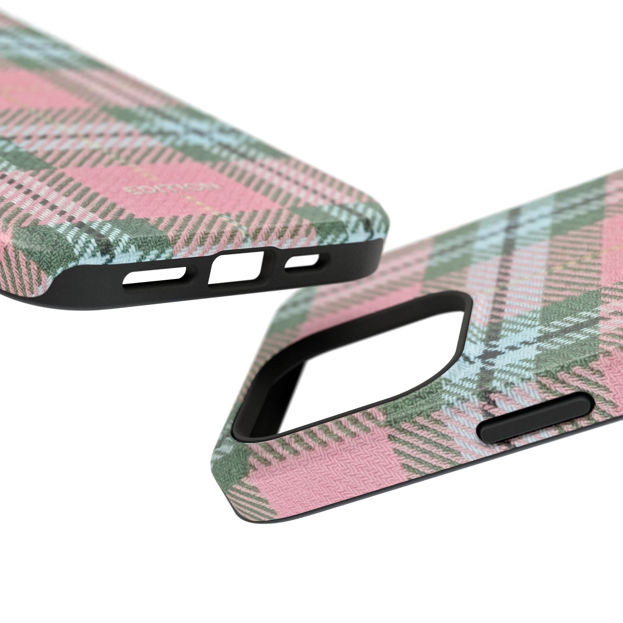 Baby Pink Plaid Case