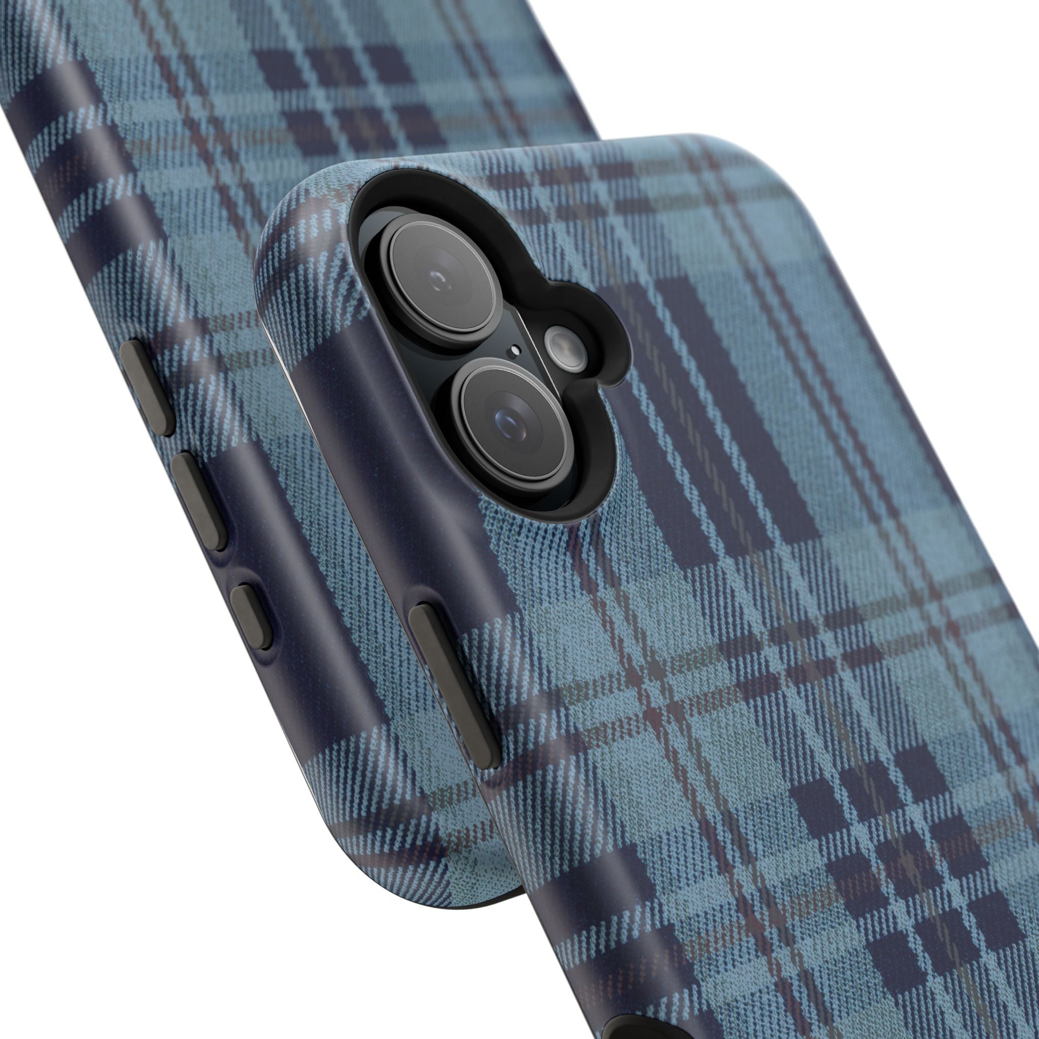Navy Plaid Case