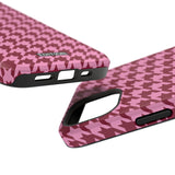 Raspberry Sorbet Houndstooth Case