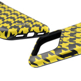 Yellow Houndstooth Case