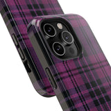 Black and Pink Plaid Case