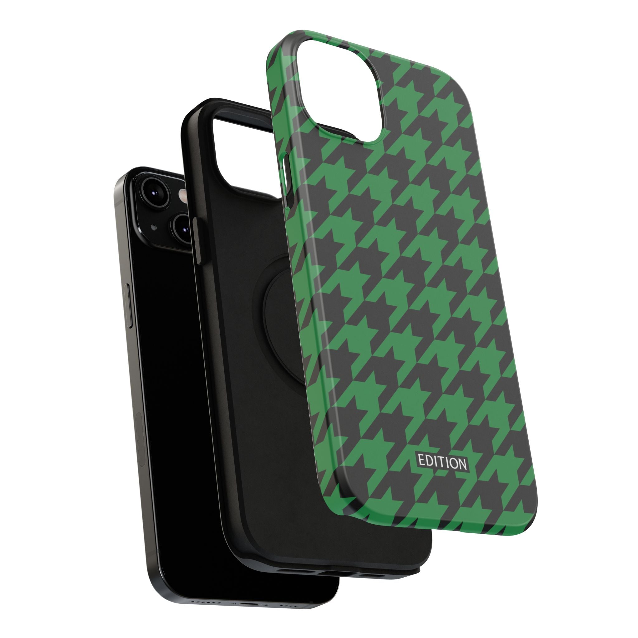 Green Houndstooth Case