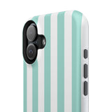 Teal Beach Stripe Case