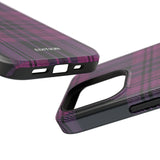 Black and Pink Plaid Case
