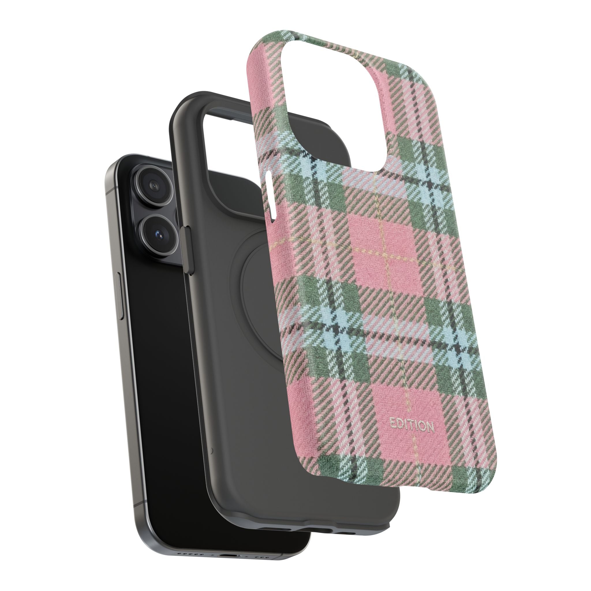 Baby Pink Plaid Case
