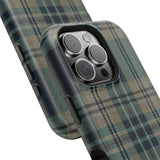 Green and Blue Plaid Case
