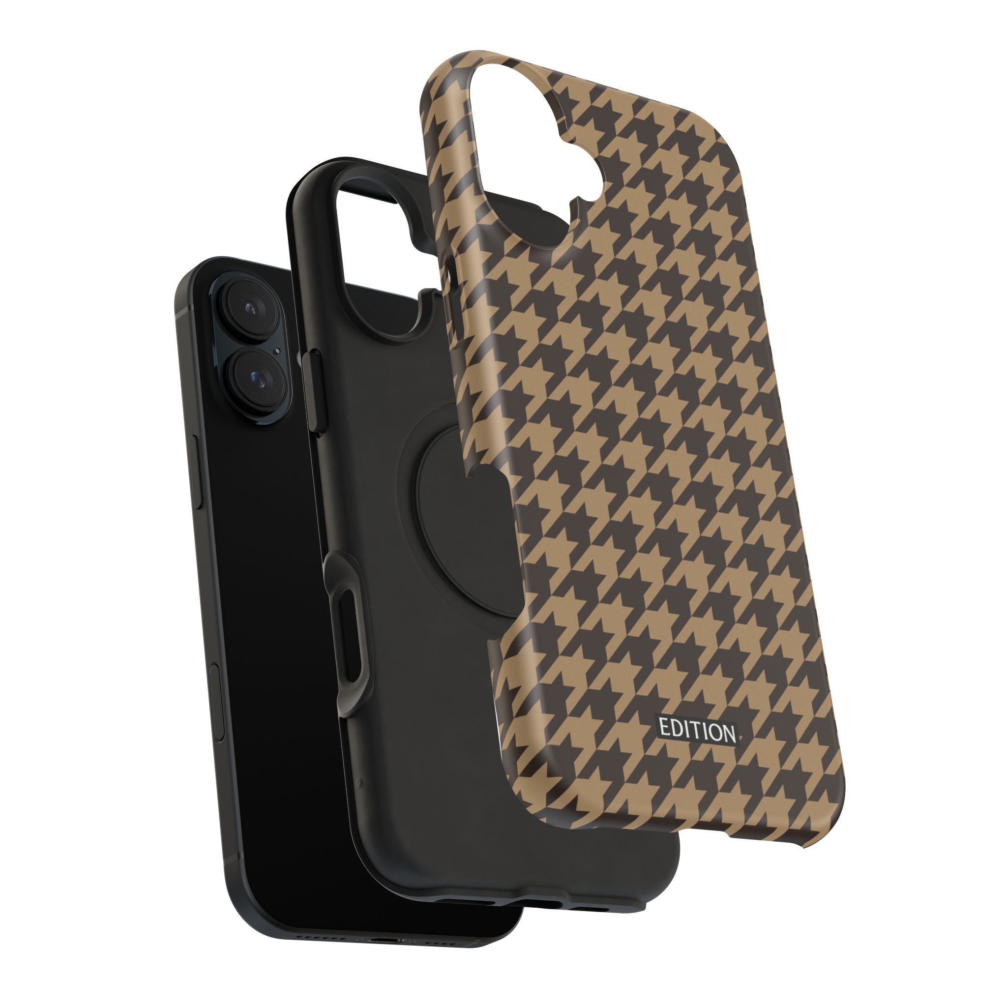 Chocolate Chip Cookie Houndstooth Case