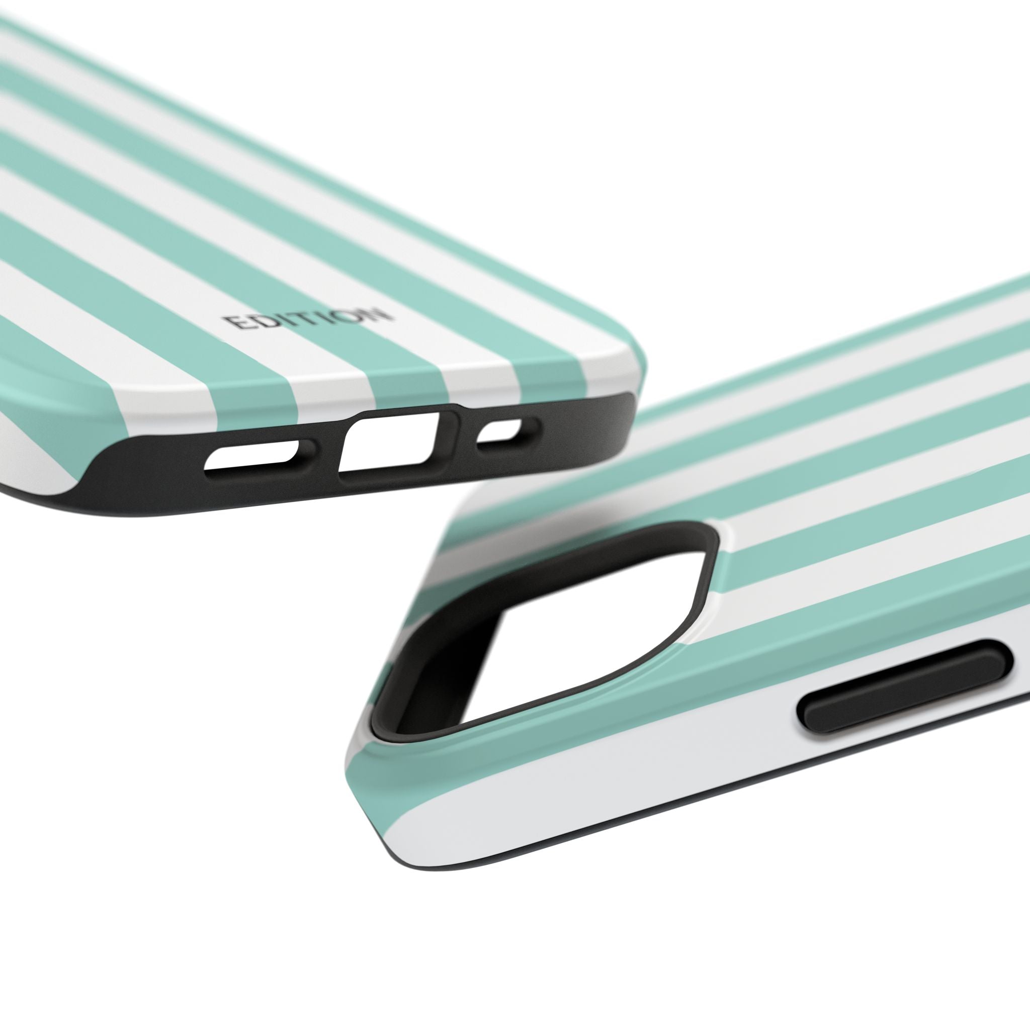 Teal Beach Stripe Case