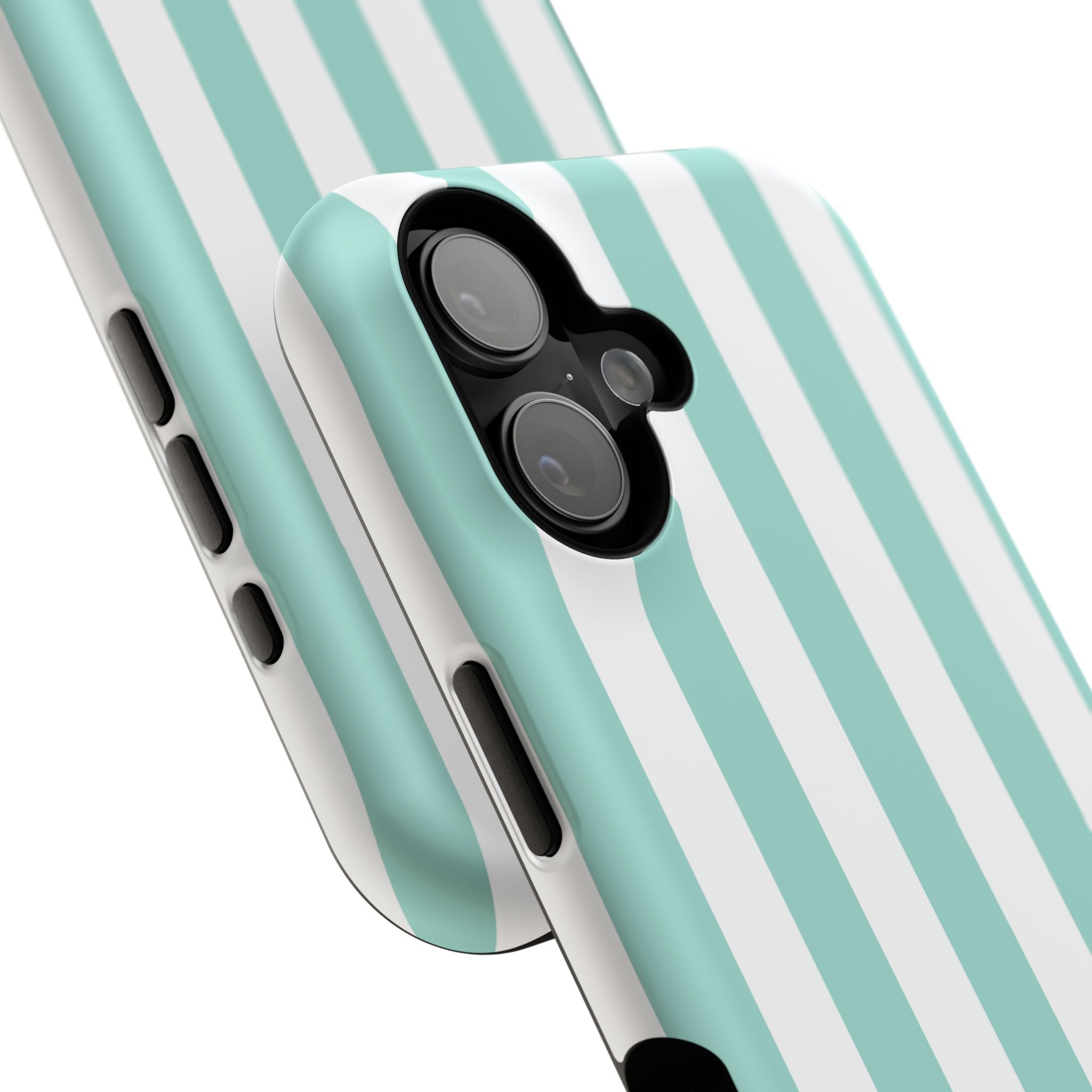 Teal Beach Stripe Case