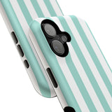 Teal Beach Stripe Case