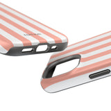 Peach Beach Stripe Case