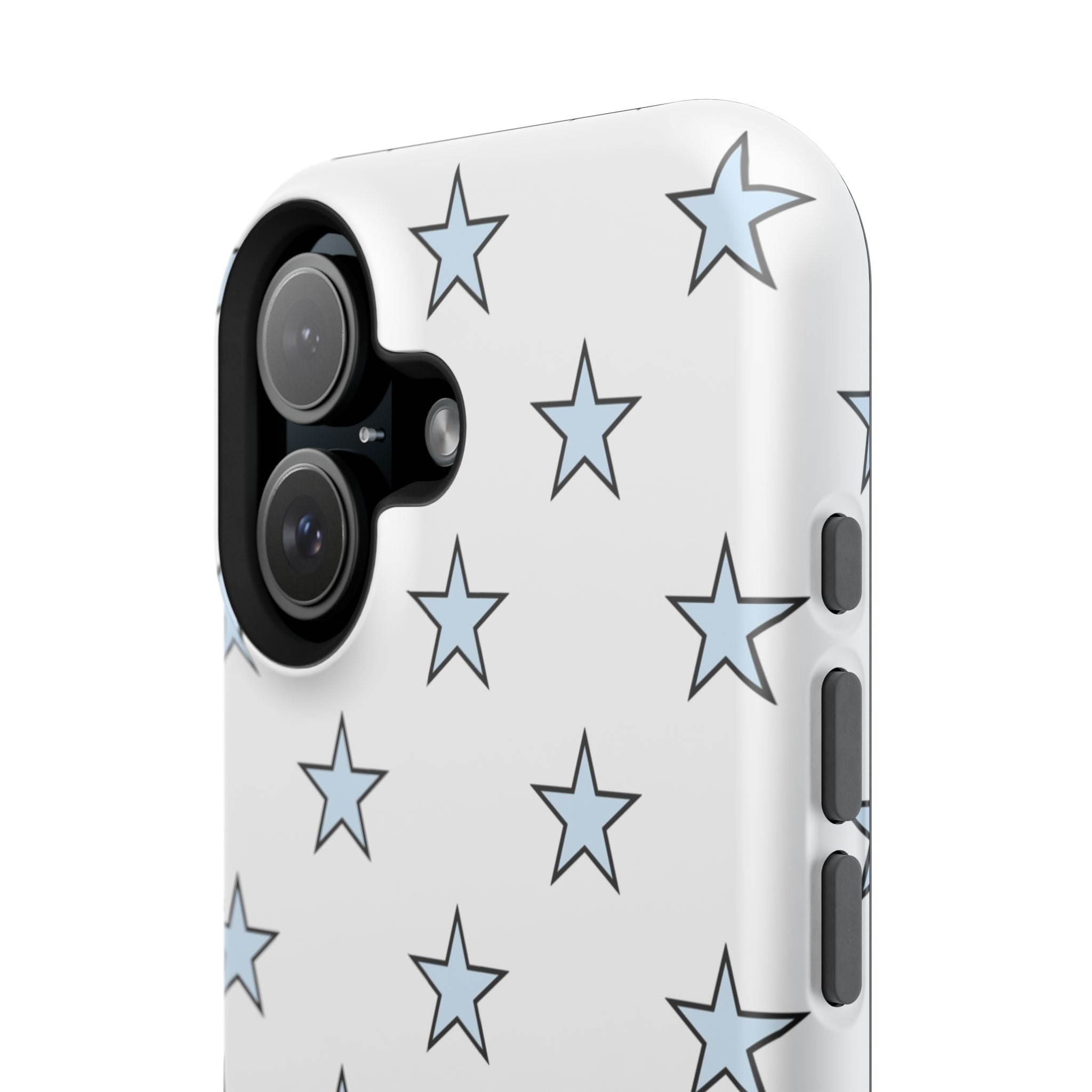Blue and White Star Case