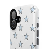 Blue and White Star Case