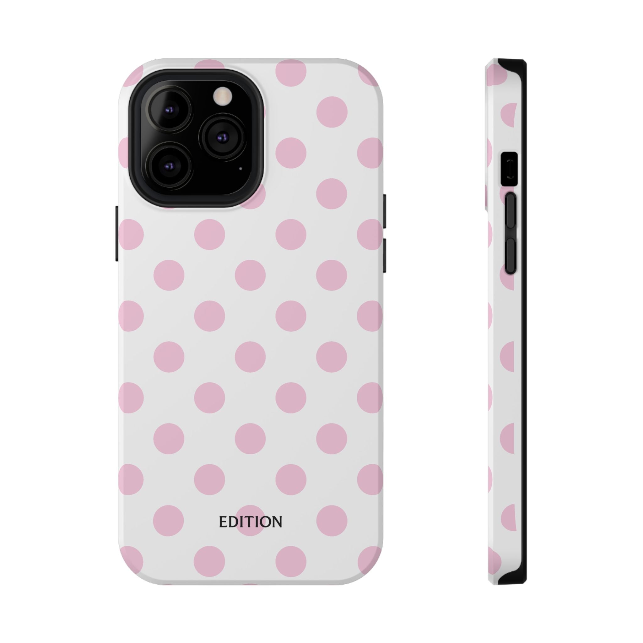 Pink and White Polka Dot Case