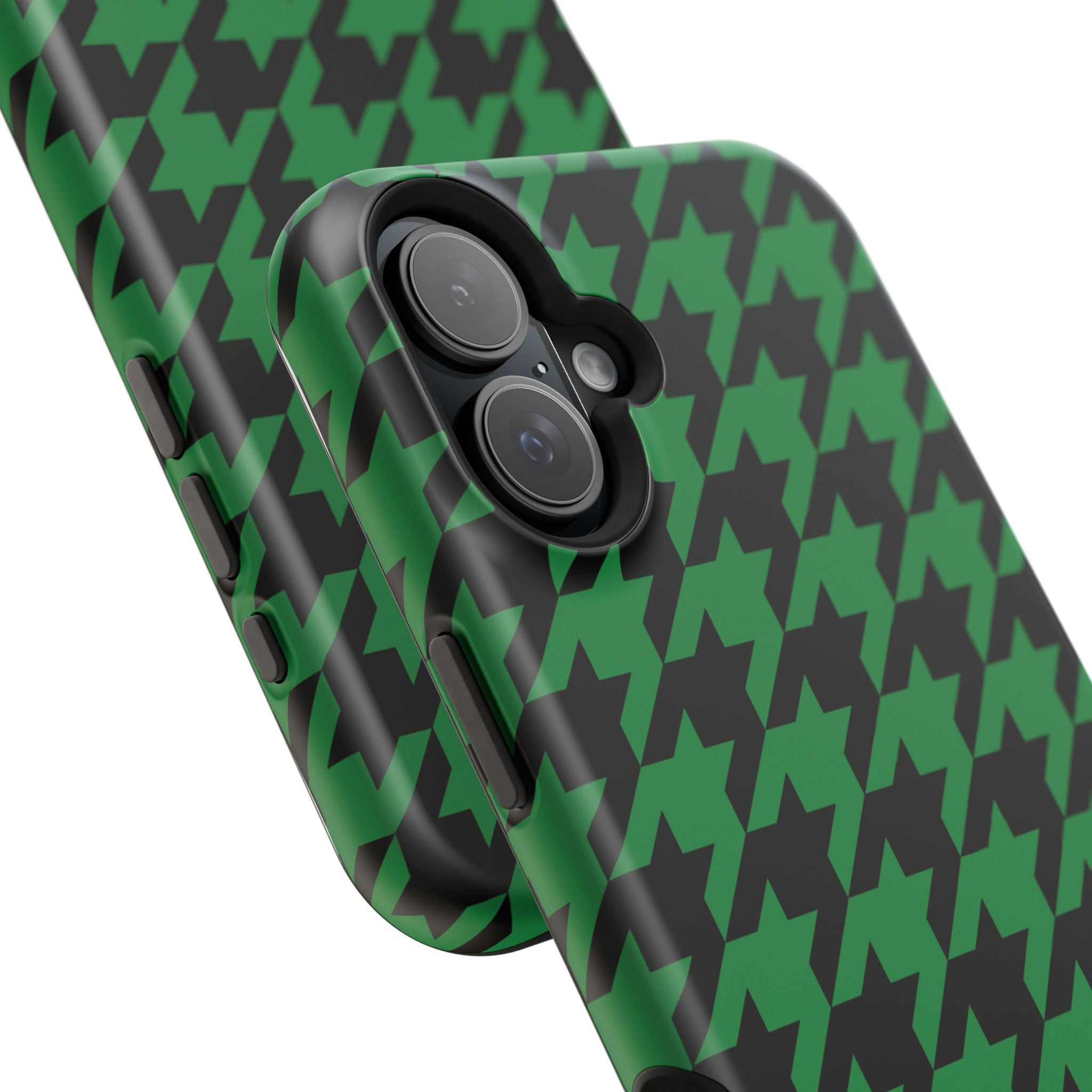 Green Houndstooth Case
