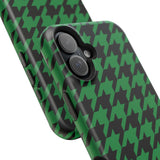 Green Houndstooth Case