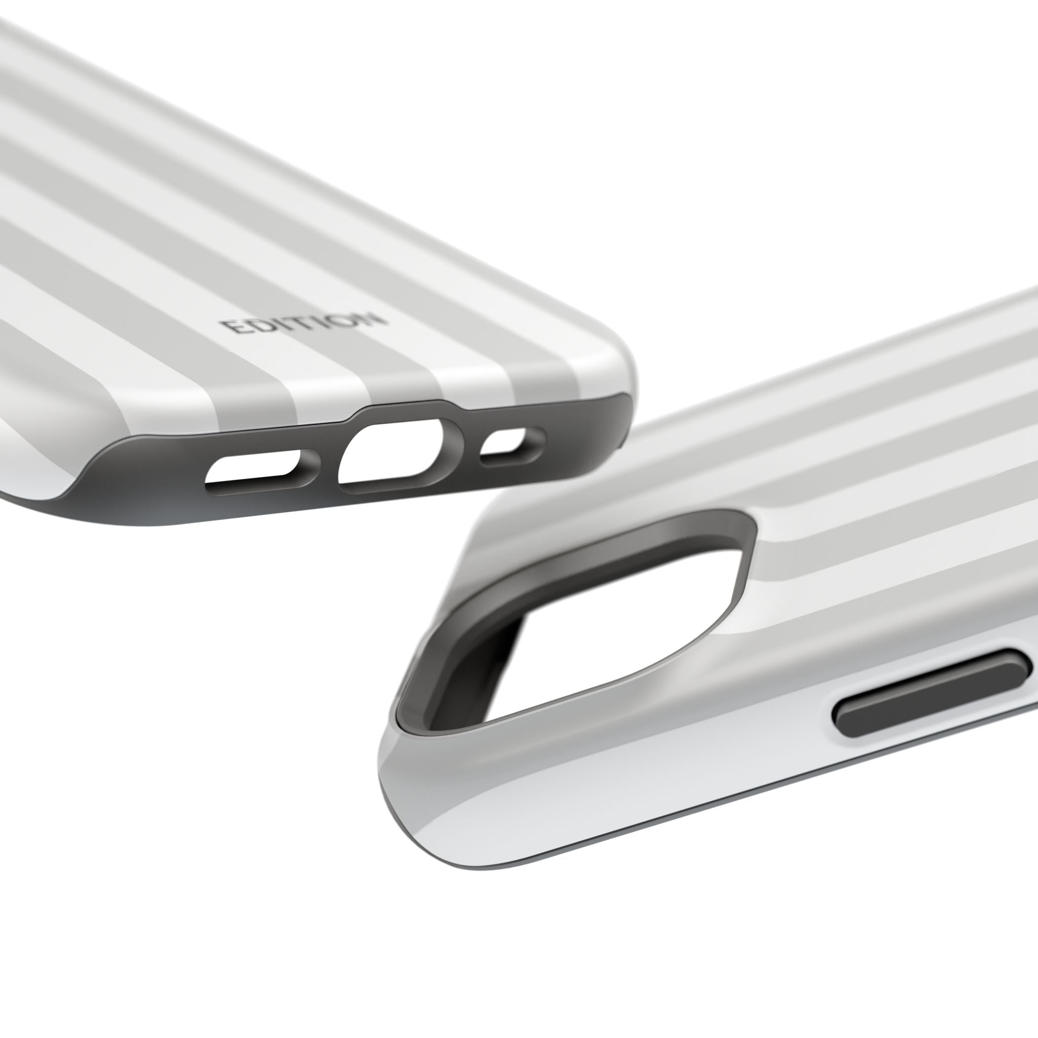 Grey Beach Stripe Case