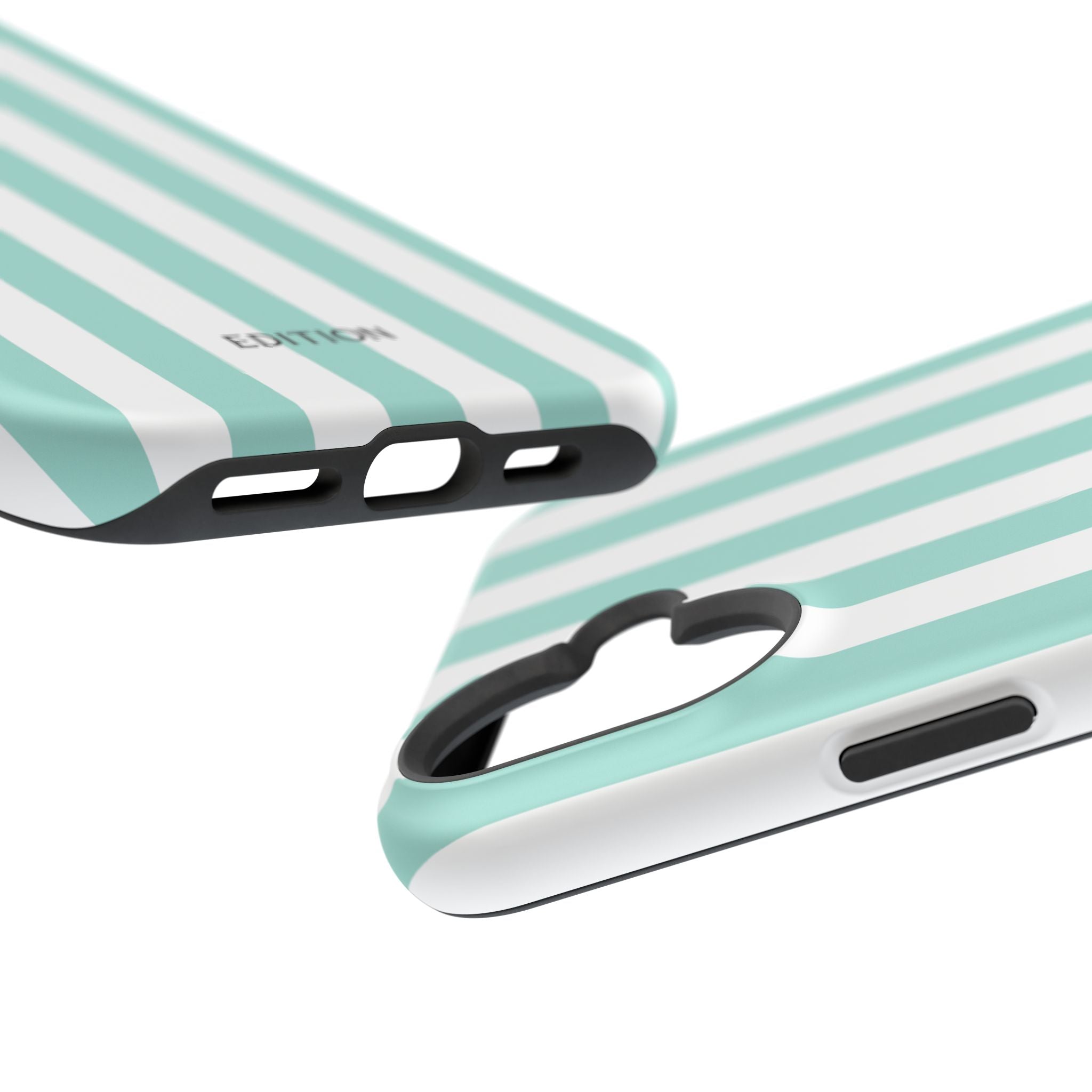 Teal Beach Stripe Case