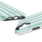 Teal Beach Stripe Case