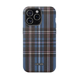 Blue and Pink Plaid Case