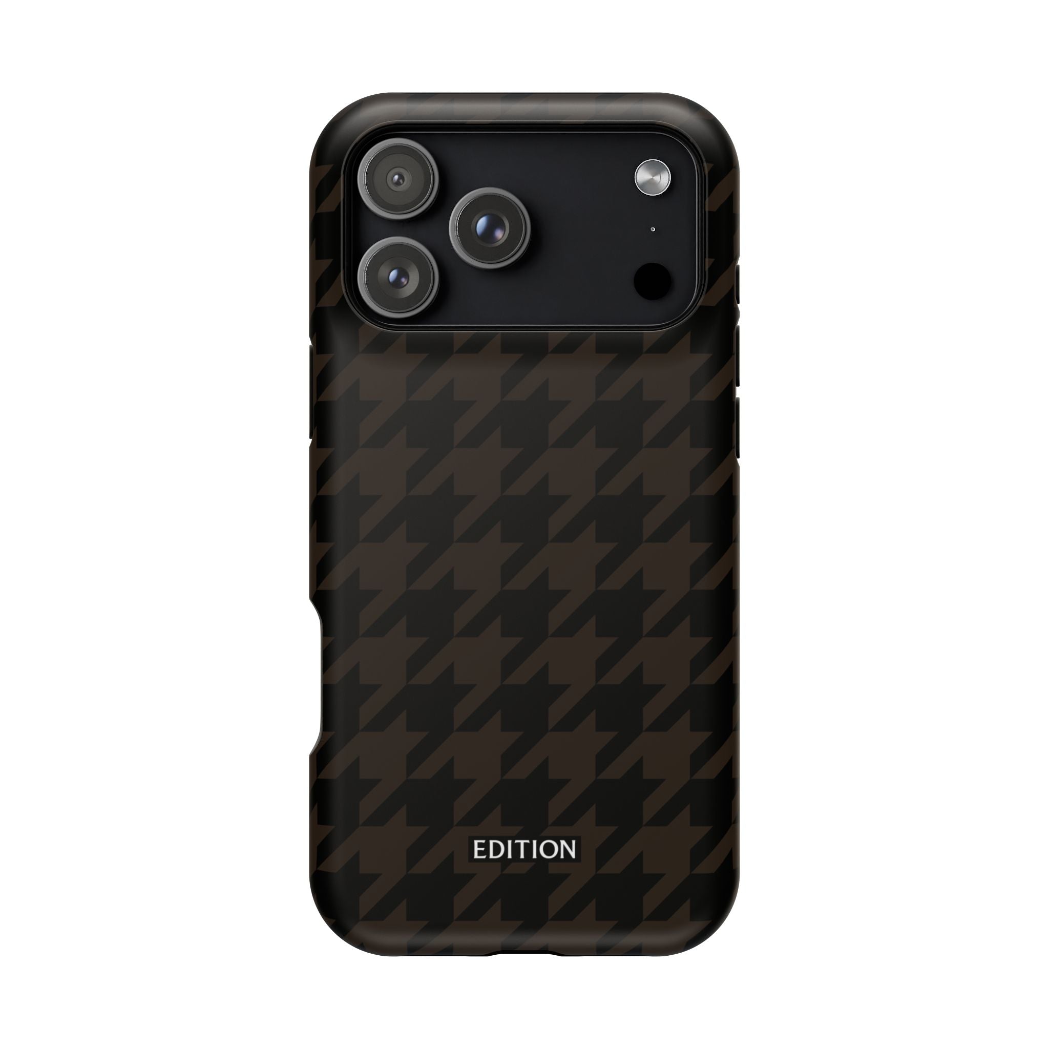 Brown Houndstooth Case