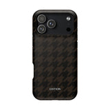 Brown Houndstooth Case