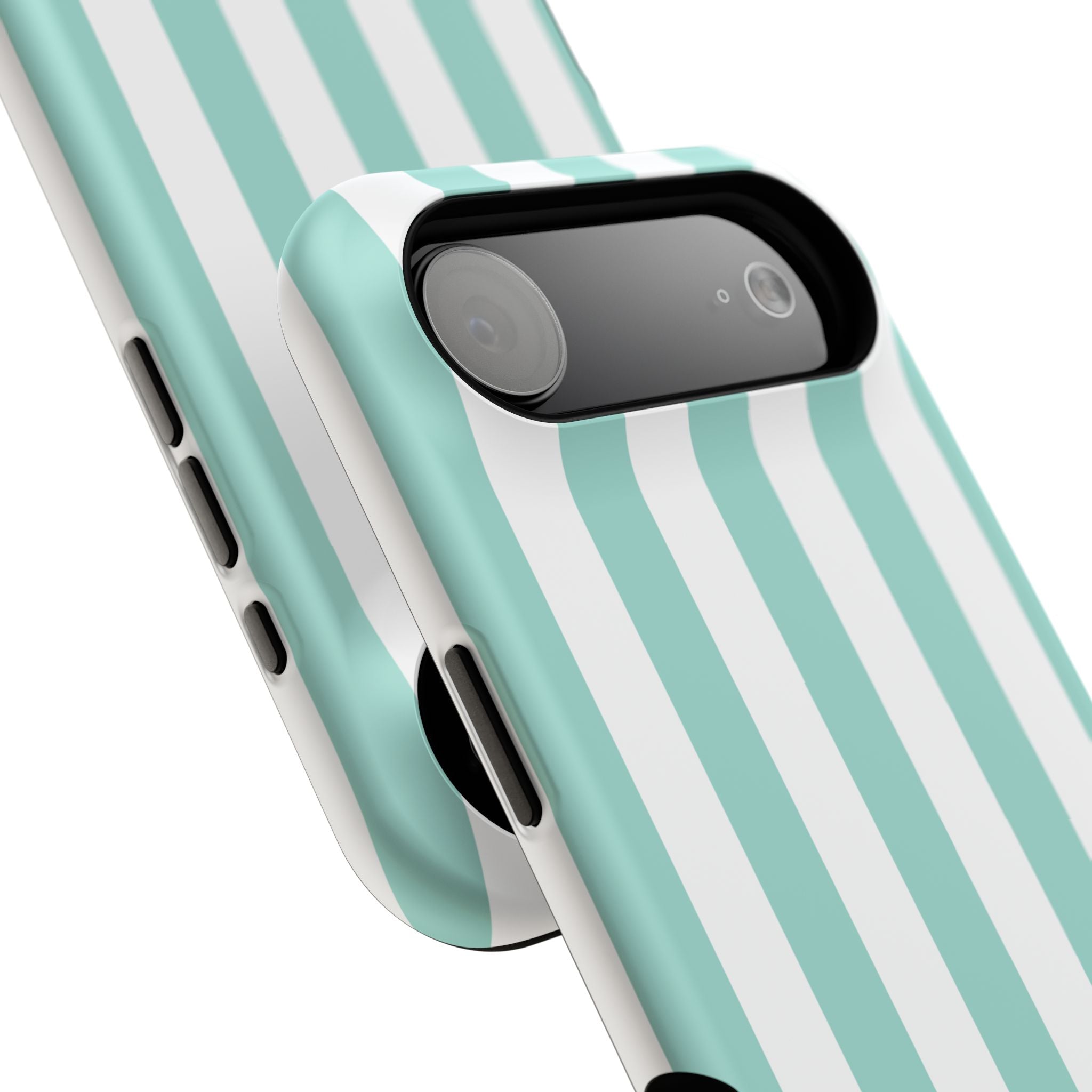 Teal Beach Stripe Case