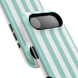 Teal Beach Stripe Case