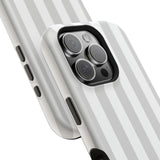 Grey Beach Stripe Case