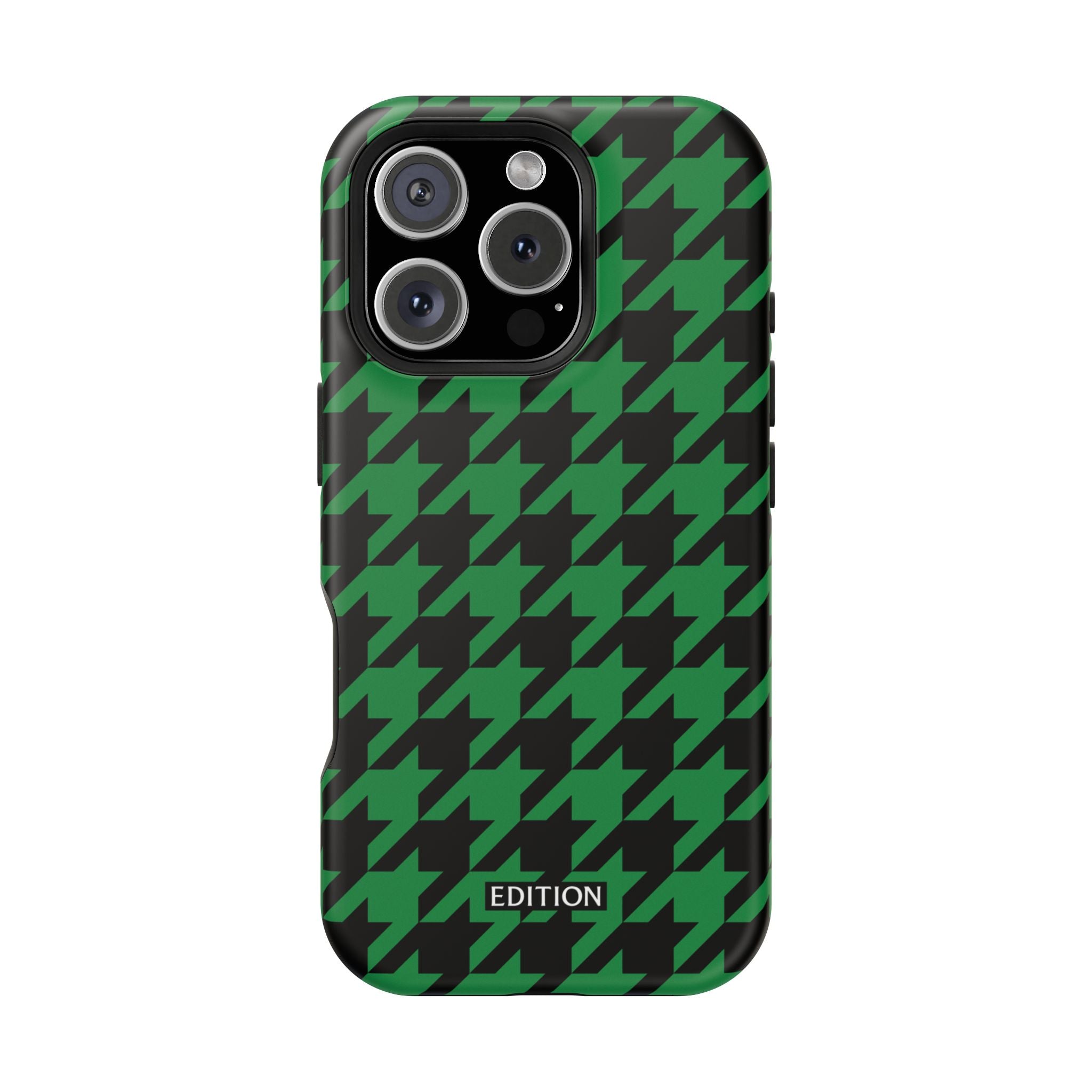 Green Houndstooth Case
