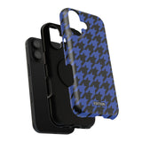 Blue Houndstooth Case