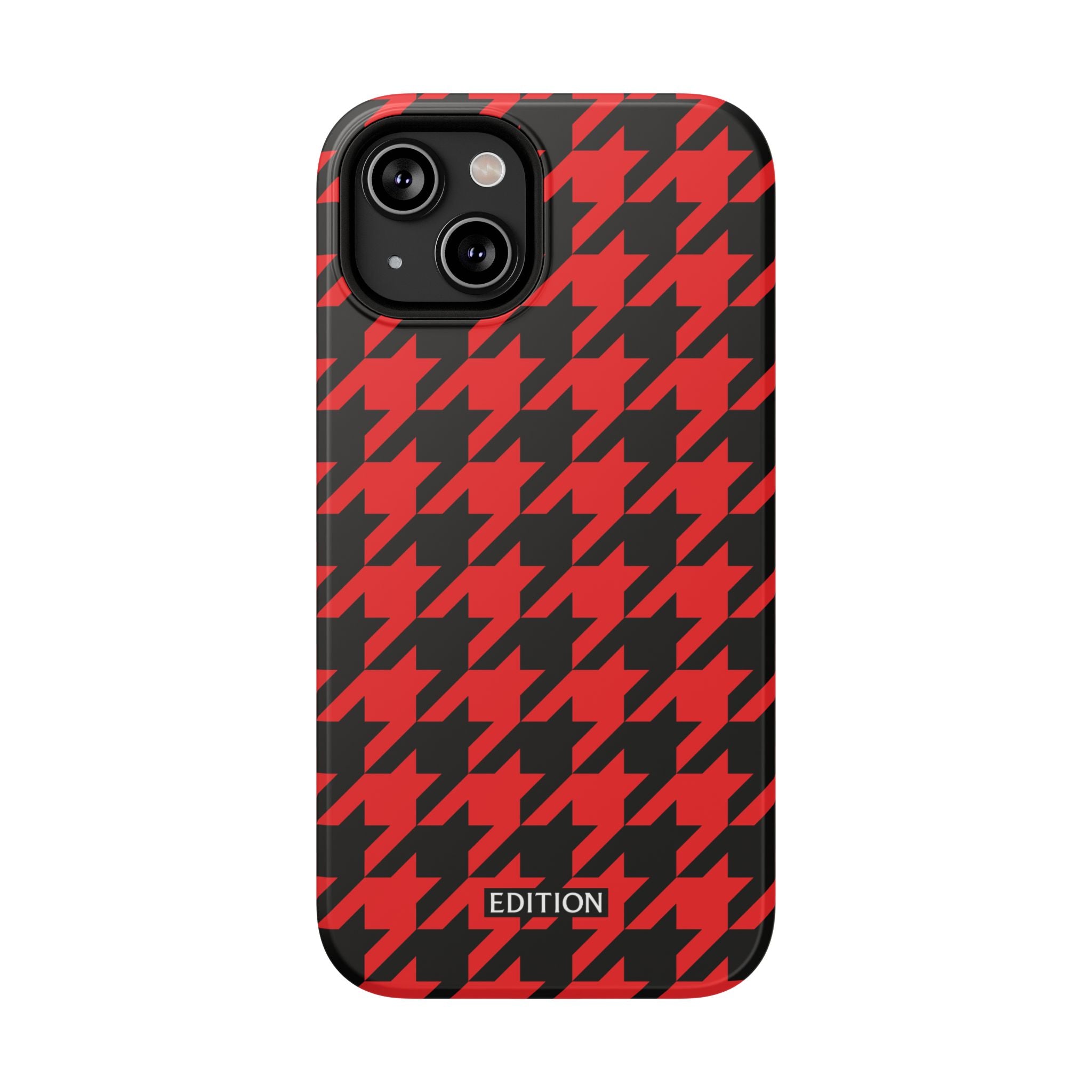 Red Houndstooth Case