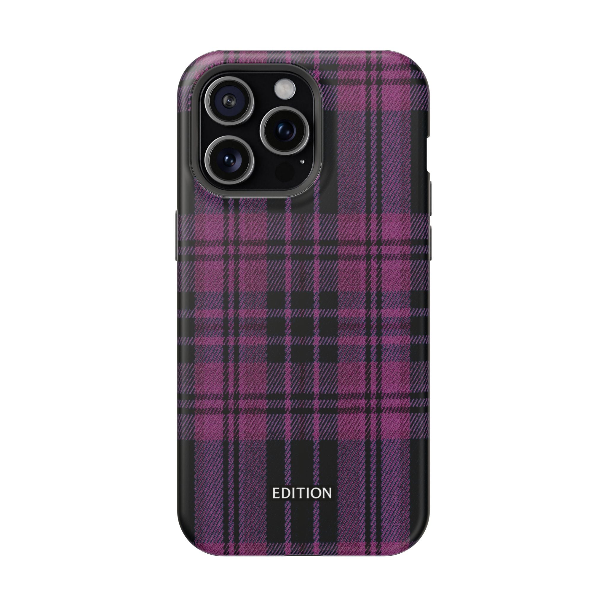 Black and Pink Plaid Case