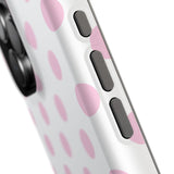 Pink and White Polka Dot Case