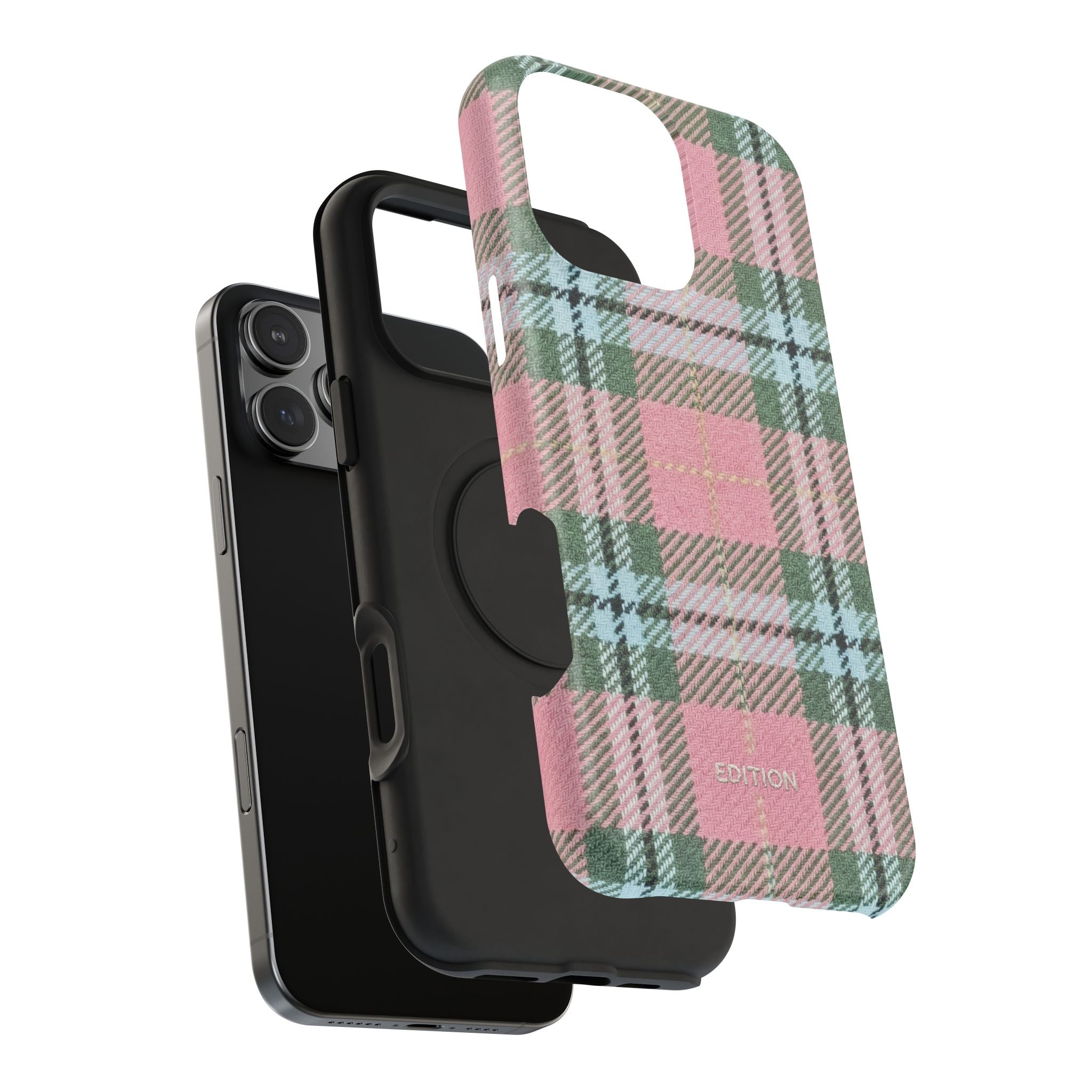 Baby Pink Plaid Case