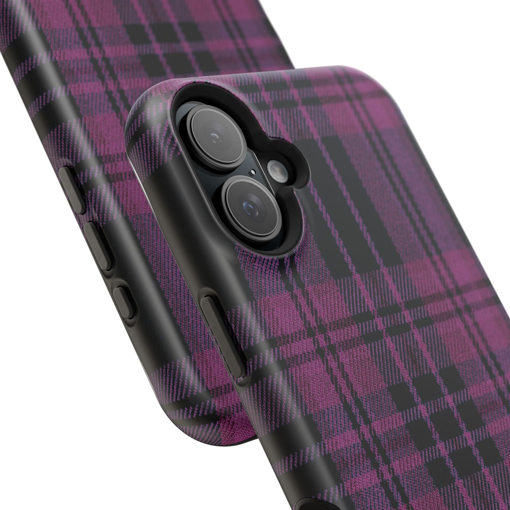 Black and Pink Plaid Case